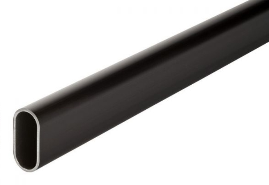 Wardrobe outlet rail black